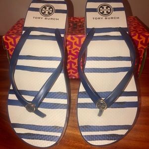 Tory Burch Thandie Wedge Flop Flop! Brand New!